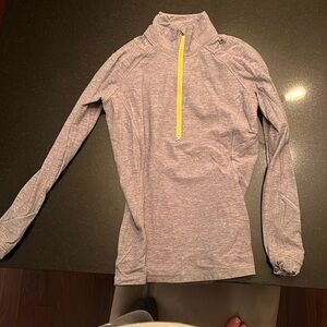 Lululemon long sleeve quarter zip. Size 10
